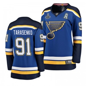 Blues 2019 Stanley Cup Champions Vladimir Tarasenko Home Breakaway Women's Blue Jersey - Sale