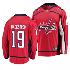 Capitals Nicklas Backstrom Home Breakaway Player Red Youth Jersey - Sale