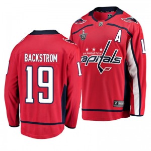 Capitals Nicklas Backstrom 2019 Stanley Cup Playoffs Breakaway Player Jersey Red - Sale