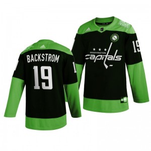 Washington Capitals Hockey Fight nCoV nicklas backstrom Green Jersey - Sale