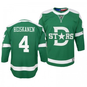 2020 Winter Classic Youth Dallas Stars Miro Heiskanen Green Replica Player Fanatics Branded Jersey - Sale