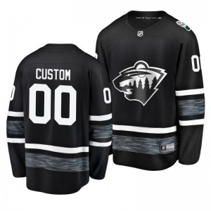 Wild Custom Black 2019 NHL All-Star Jersey - Sale