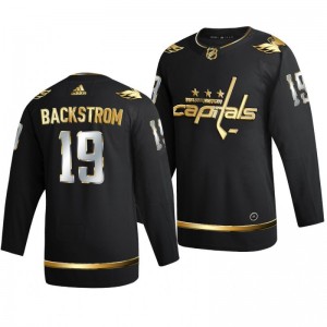 Capitals Nicklas Backstrom Black 2021 Golden Edition Limited Authentic Jersey - Sale