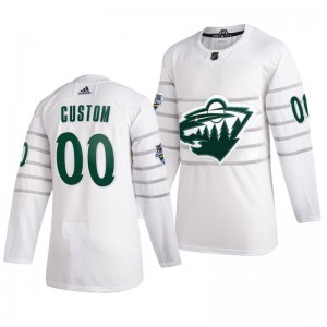 Minnesota Wild Custom 00 2020 NHL All-Star Game Authentic adidas White Jersey - Sale