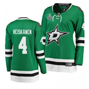 Women's Stars Miro Heiskanen 2020 Stanley Cup Final Breakaway Player Home Green Jersey - Sale