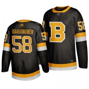 Bruins Urho Vaakanainen 2019-20 Third Authentic Jersey - Black - Sale