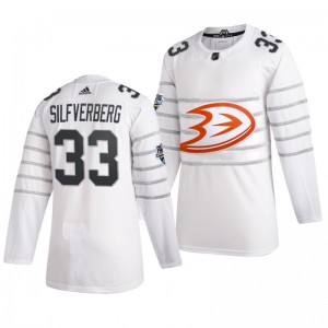 Anaheim Ducks Jakob Silfverberg #33 2020 NHL All-Star Game Authentic adidas White Jersey - Sale