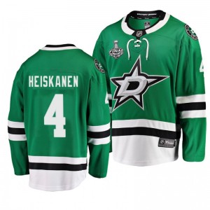 Men Stars Miro Heiskanen 2020 Stanley Cup Final Bound Home Player Green Jersey - Sale
