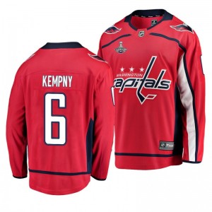 2018 Stanley Cup Champions Michal Kempny Capitals Red Breakaway Player Home Jersey - Sale