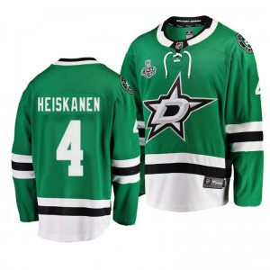Men's Stars Miro Heiskanen 2020 Stanley Cup Final Breakaway Player Home Green Jersey - Sale