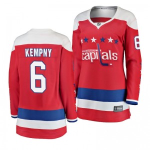 Capitals Michal Kempny Fanatics Branded Breakaway Red Women's Alternate Jersey - Sale