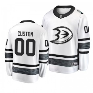 Ducks Custom White 2019 NHL All-Star Jersey - Sale