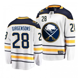 50th Anniversary Buffalo Sabres White Breakaway Player Fanatics Branded Zemgus Girgensons Jersey - Sale