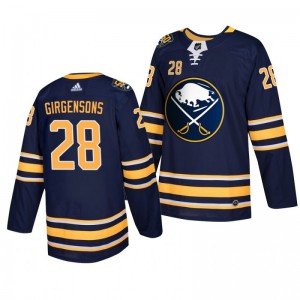 50th Anniversary Buffalo Sabres Navy Home Authentic Player Zemgus Girgensons Jersey - Sale