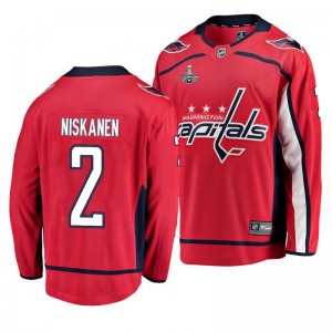 2018 Stanley Cup Champions Matt Niskanen Capitals Red Breakaway Player Home Jersey - Sale