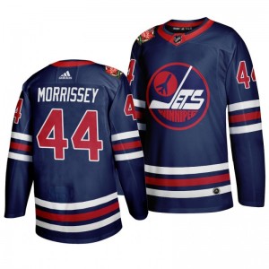Josh Morrissey Jets Navy 2019-20 Heritage WHA Jersey - Sale