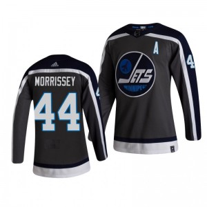 Josh Morrissey Jets Reverse Retro Gray Authentic Jersey - Sale