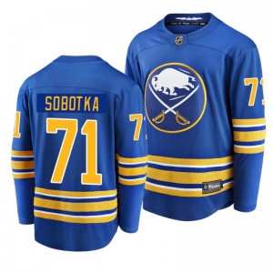 Sabres 2020-21 Vladimir Sobotka Breakaway Player Home Royal Jersey - Sale