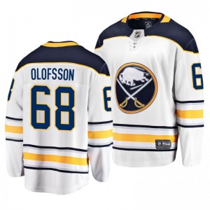Sabres Victor Olofsson #68 2019 Prospects Challenge White Away Jersey - Sale
