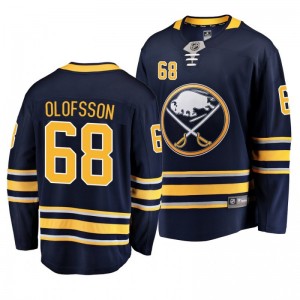 Sabres Victor Olofsson #68 2019 Prospects Challenge Navy Home Jersey - Sale