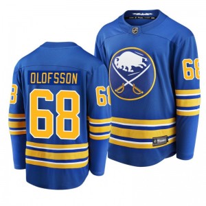Sabres 2020-21 Victor Olofsson Breakaway Player Home Royal Jersey - Sale