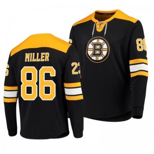 Bruins Kevan Miller Black Adidas Platinum Long Sleeve Jersey T-Shirt - Sale