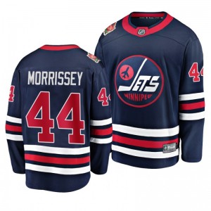 Josh Morrissey Jets Navy 2019-20 Heritage Breakaway Player Jersey - Sale