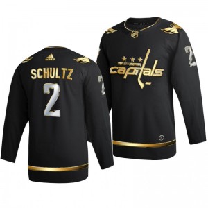 Capitals Justin Schultz Black 2021 Golden Edition Limited Authentic Jersey - Sale