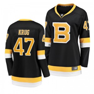 Women's Bruins Torey Krug Black Alternate Breakaway Premier Jersey - Sale