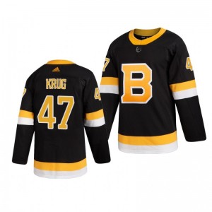 Men's Bruins Torey Krug Black Authentic Pro Alternate Jersey - Sale