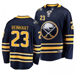 Sam Reinhart Sabres 2019 NHL Global Series Breakaway Player Navy Jersey - Sale