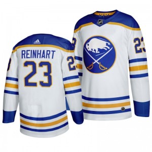 Sabres Sam Reinhart Away Authentic Return to Royal White Jersey - Sale