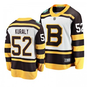 Sean Kuraly Bruins 2019 Winter Classic Breakaway Player White Jersey - Sale