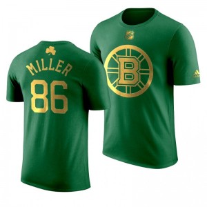NHL Bruins Kevan Miller 2020 St. Patrick's Day Golden Limited Green T-shirt - Sale