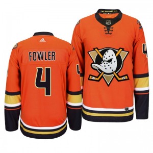 Ducks Cam Fowler #4 Orange 2019-20 Third Alternate Authentic Jersey - Sale