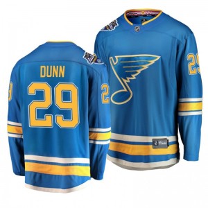 Blues Vince Dunn #29 Alternate 2020 All-Star Patch Blue Breakaway Jersey - Sale