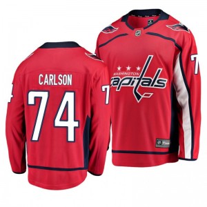 Capitals John Carlson Home Breakaway Player Red Youth Jersey - Sale