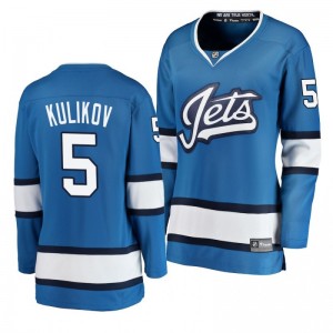 Women's Blue Jets Dmitry Kulikov Fanatics Breakaway Player Alternate Jersey - Sale