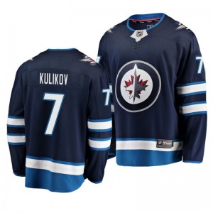 Dmitry Kulikov Jets Navy Breakaway Player Home Fanatics Branded Jersey - Sale