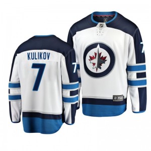 Dmitry Kulikov Jets White Breakaway Player Away Fanatics Branded Jersey - Sale