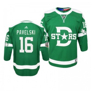2020 Winter Classic Youth Dallas Stars Joe Pavelski Green Retro Adidas Authentic Jersey - Sale