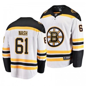 Bruins Rick Nash White Away Breakaway Away Jersey - Sale