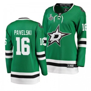 Women's Stars Joe Pavelski 2020 Stanley Cup Final Breakaway Player Home Green Jersey - Sale