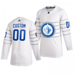 Winnipeg Jets Custom 00 2020 NHL All-Star Game Authentic adidas White Jersey - Sale