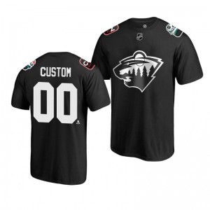 Wild Custom Black 2019 NHL All-Star T-shirt - Sale
