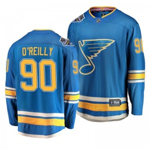 Blues Ryan O'Reilly #90 Alternate 2020 All-Star Patch Blue Breakaway Jersey - Sale