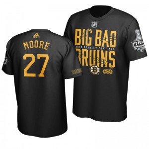 John Moore Bruins Black Stanley Cup Final Big Bad Bruins T-Shirt - Sale