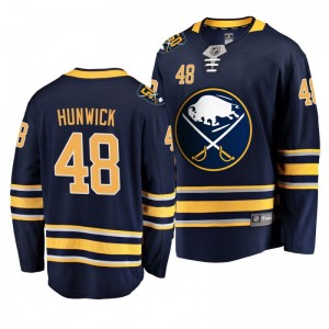 50th Anniversary Buffalo Sabres Navy Breakaway Player Fanatics Branded Matt Hunwick Jersey - Sale