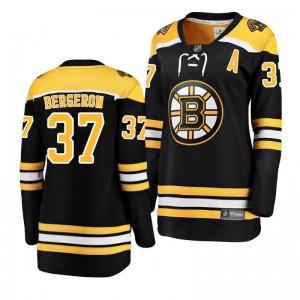 Patrice Bergeron Boston Bruins Black Breakaway Player Home Women's Jersey - Sale