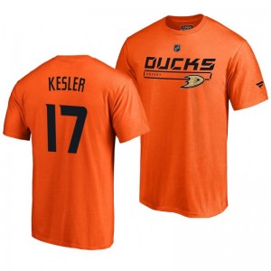 Anaheim Ducks Ryan Kesler Orange Rinkside Collection Prime Authentic Pro T-shirt - Sale